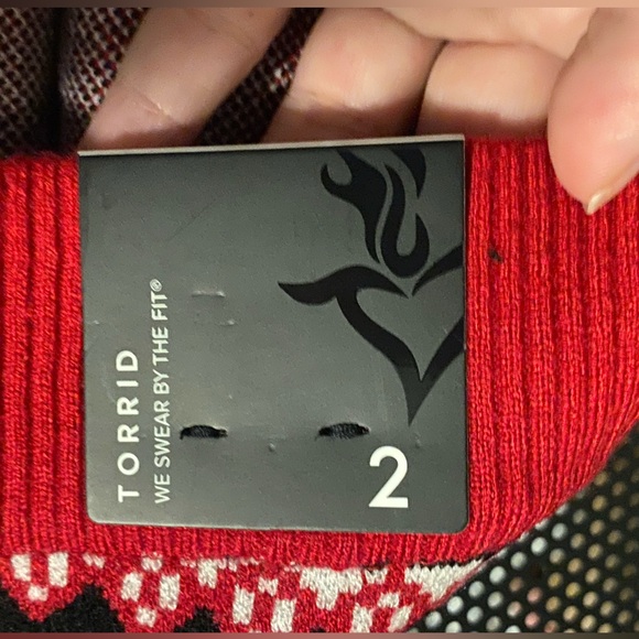 NWT Torrid Full Length Signature Waist Sweater Polar Bear Legging Size 2 (2X) - Picture 4 of 13